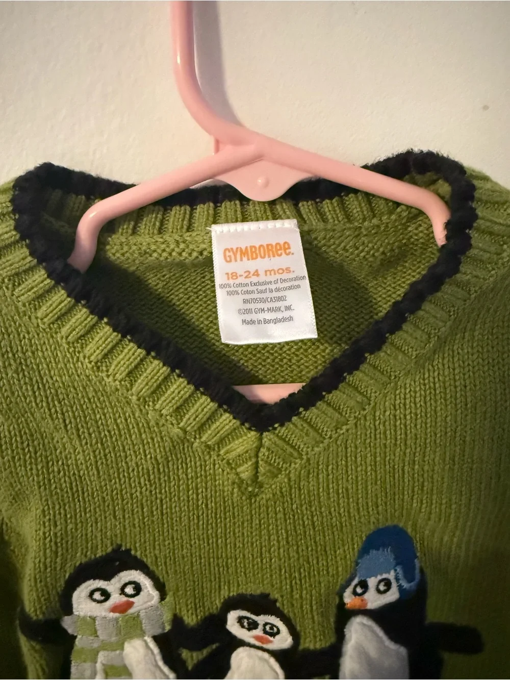 V-neck sweater